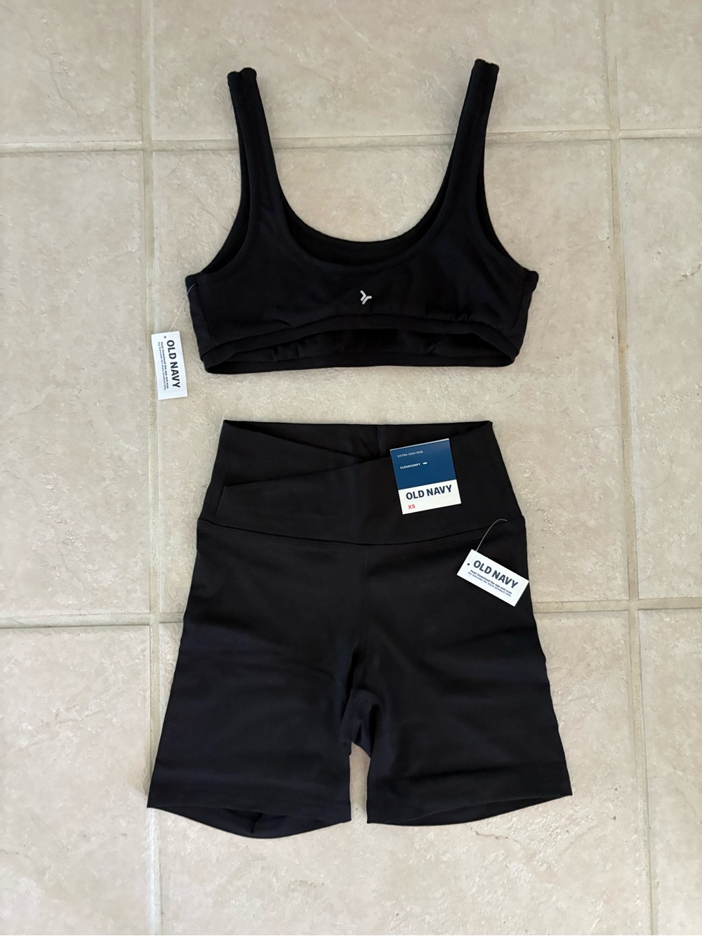 NWT Old Navy Workout Set - Size XS